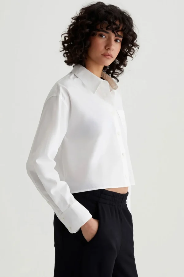Women Trina Turk Ag Aubrey Long Sleeve Button-Up Shirt
