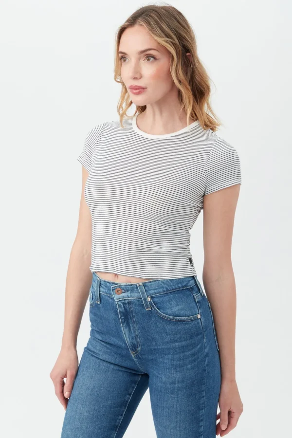 Women Trina Turk Ag Hutton Crewneck Short Sleeve Tee