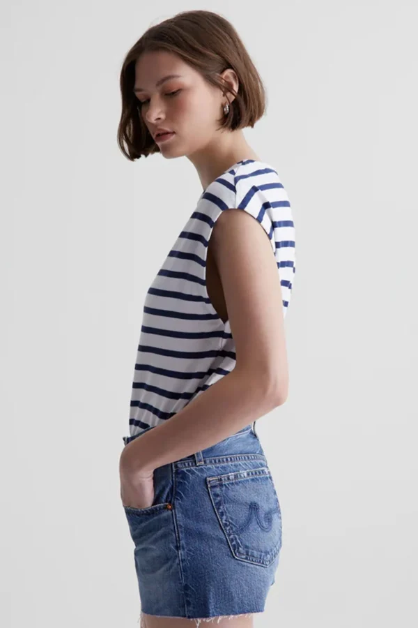 Women Trina Turk Ag Women'S Striped Lyra Tank Top