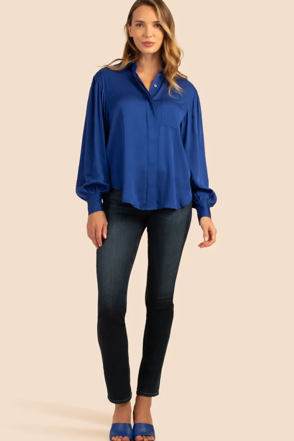 Women Trina Turk Anuka Dolman Sleeve Shirt
