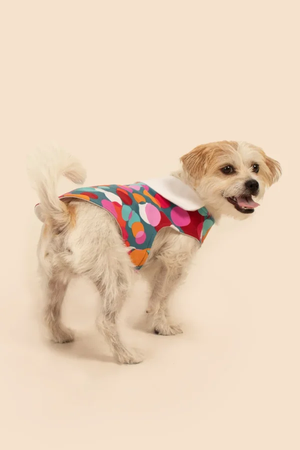 Trina Turk Bubble Dots French Terry Pet Pajama Jacket