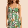 Women Trina Turk Cacti Cut-Out Dress