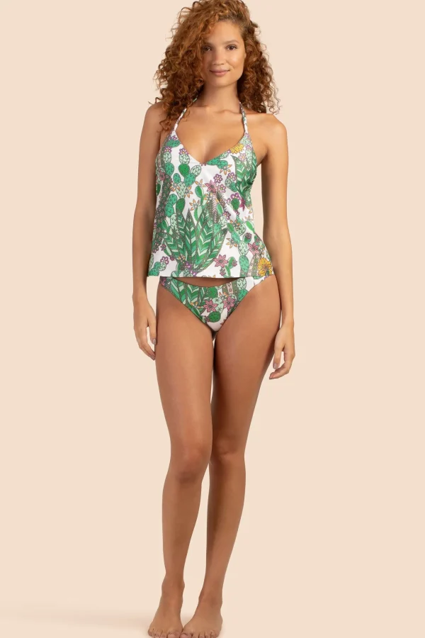 Women Trina Turk Cacti V-Neck Tankini