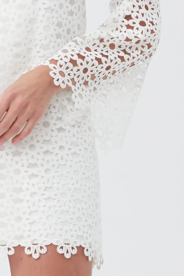 Women Trina Turk Chateau Bell Lace Swim Cover-Up Dress
