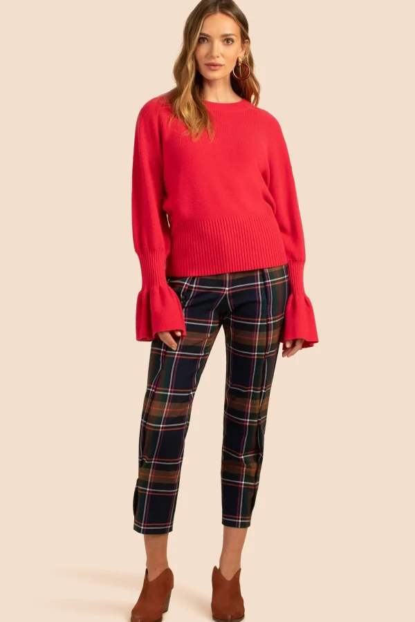 Women Trina Turk Chloe Ruffle Pullover