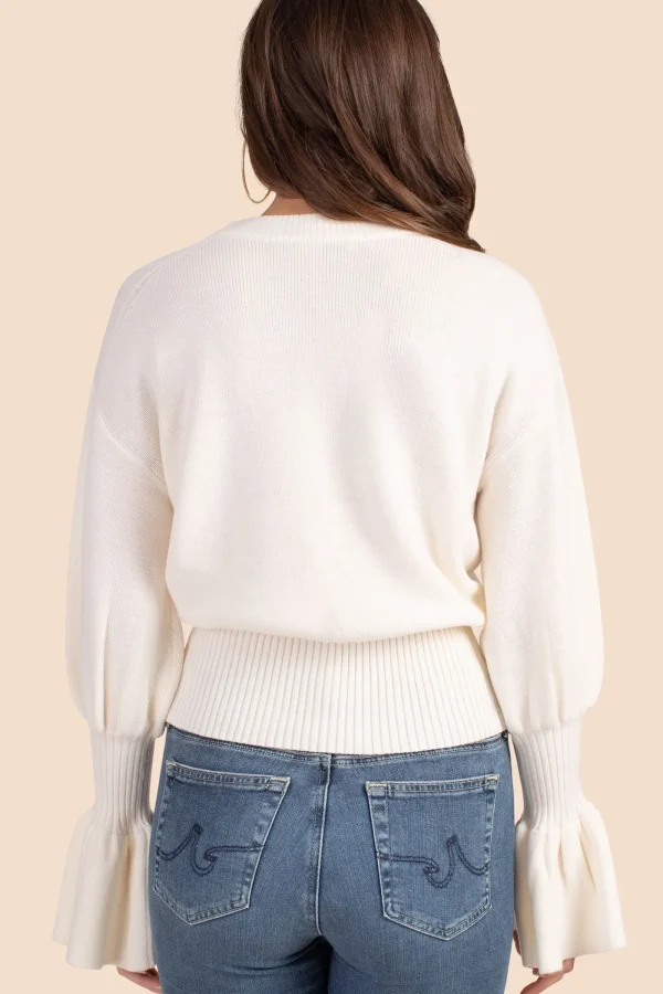 Women Trina Turk Chloe Ruffle Pullover