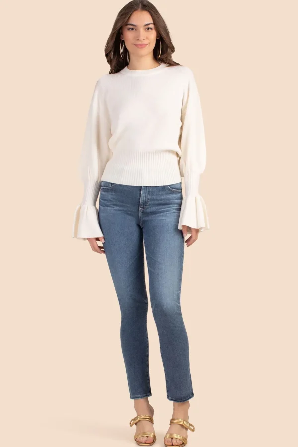Women Trina Turk Chloe Ruffle Pullover