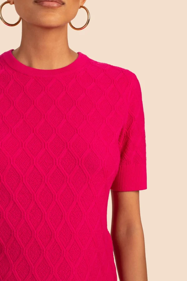 Women Trina Turk Corine Short Sleeve Pullover