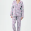 Women Trina Turk Dog Walk Classic Pj Set