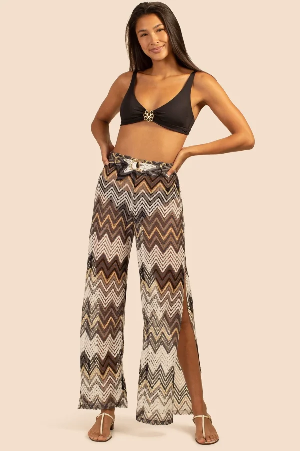 Women Trina Turk Drift Side Slit Crochet Pant