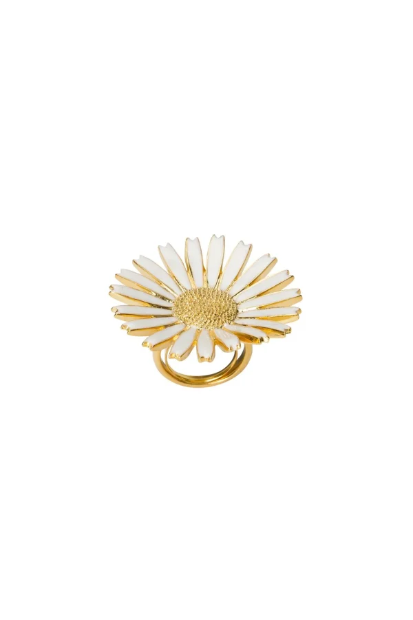 Trina Turk Enamel Daisy Adjustable Ring