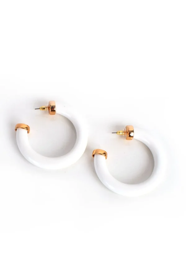 Trina Turk Essential Enamel Hoop Earring