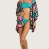 Women Trina Turk India Garden Fringe Kimono