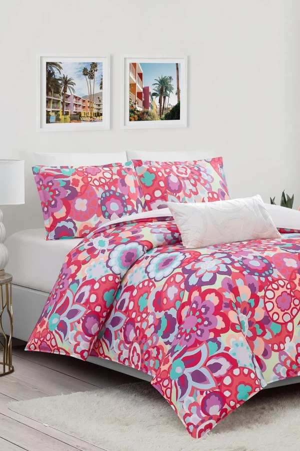 Trina Turk Isola Floral King 3-Piece Duvet Set