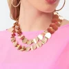 Trina Turk Kjl 18" Disc Necklace