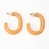 Trina Turk Kjl Enamel C Hoop Earring