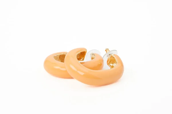 Trina Turk Kjl Enamel C Hoop Earring