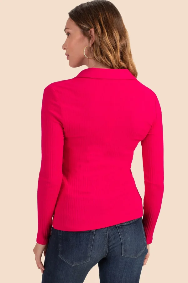 Women Trina Turk Long Sleeve Nishi Top