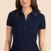 Women Trina Turk Milan Short Sleeve Polo