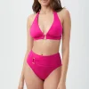 Women Trina Turk Monaco Halter Triangle Top