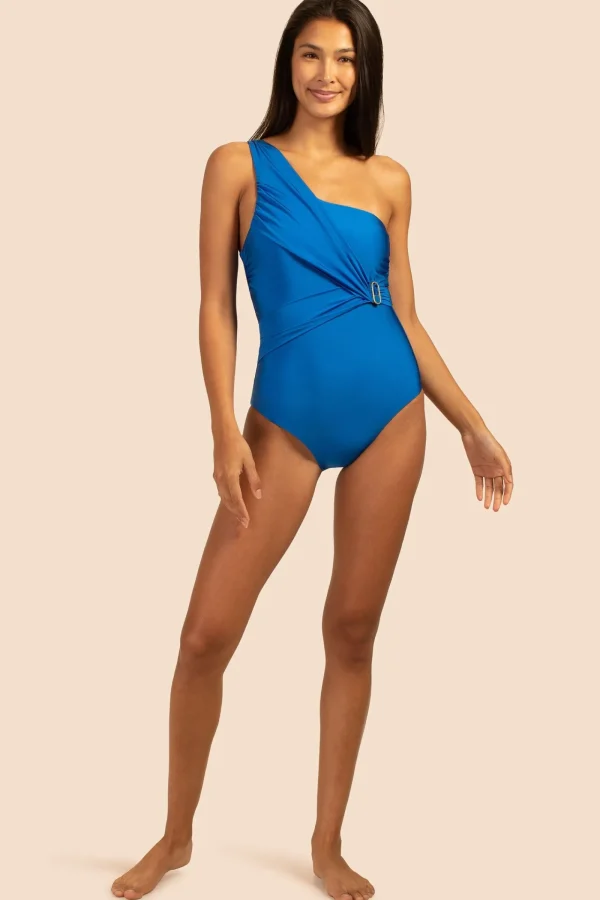 Women Trina Turk Monaco Solids One Shoulder One Piece