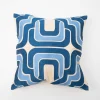 Trina Turk Ogee Embroidered Down Pillow