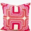 Trina Turk Ogee Embroidered Down Pillow