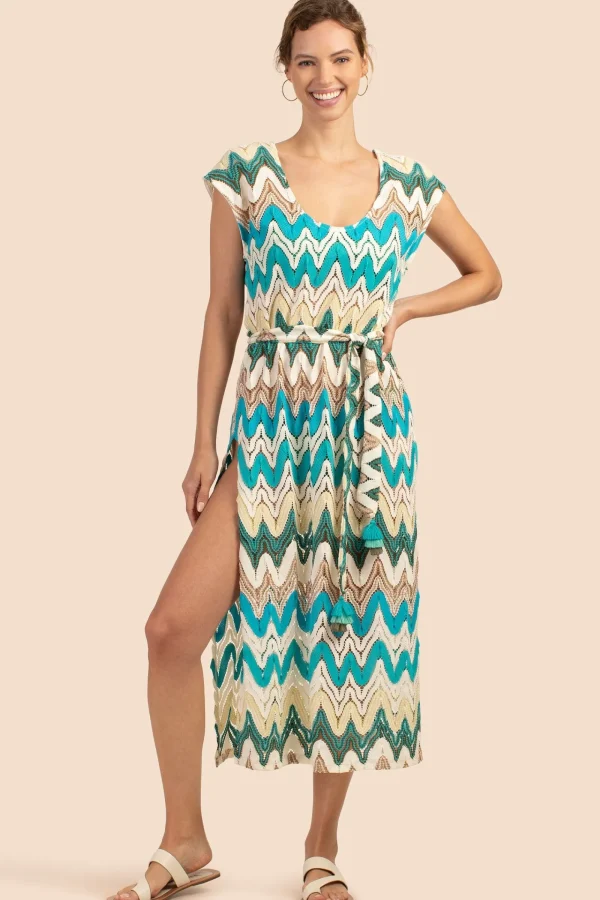 Women Trina Turk Palisades Crochet Column Dress