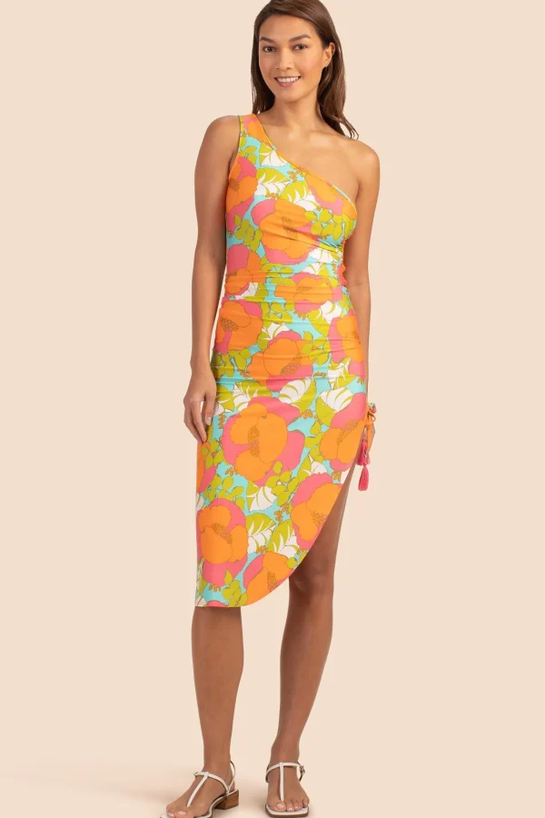 Women Trina Turk Playa De Flor Midi Swim Dress
