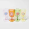 Trina Turk Rio Sun Wine Glass Set