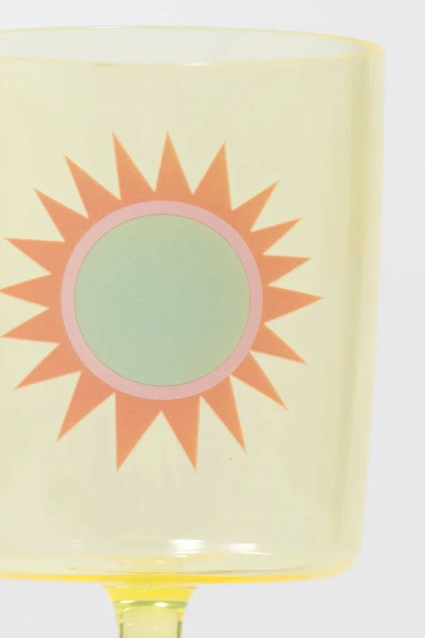 Trina Turk Rio Sun Wine Glass Set