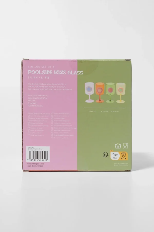 Trina Turk Rio Sun Wine Glass Set