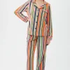 Women Trina Turk Stripe Classic Pj Set