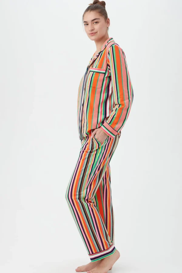 Women Trina Turk Stripe Classic Pj Set