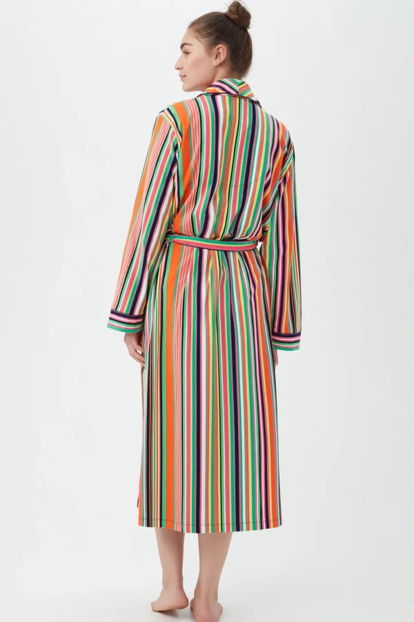 Women Trina Turk Stripe Robe De Chambre