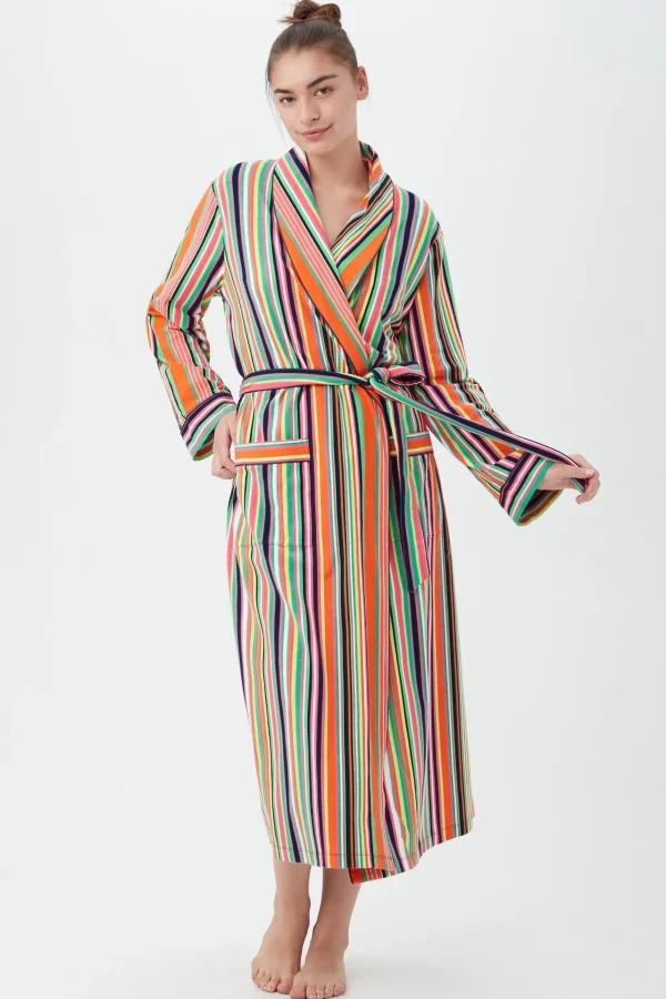 Women Trina Turk Stripe Robe De Chambre