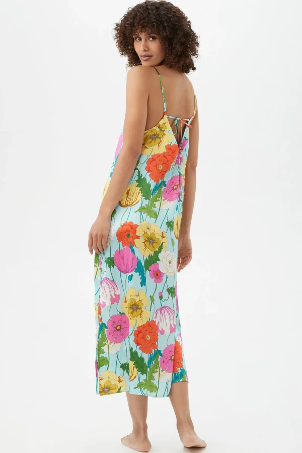 Women Trina Turk Sunny Blossom Maxi Chemise Nightgown