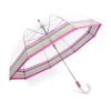 Trina Turk Sole Stripe Clear Bubble Umbrella