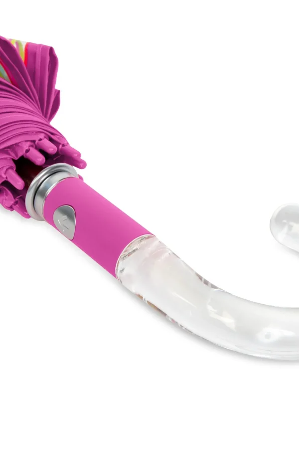 Trina Turk Sole Stripe Clear Bubble Umbrella