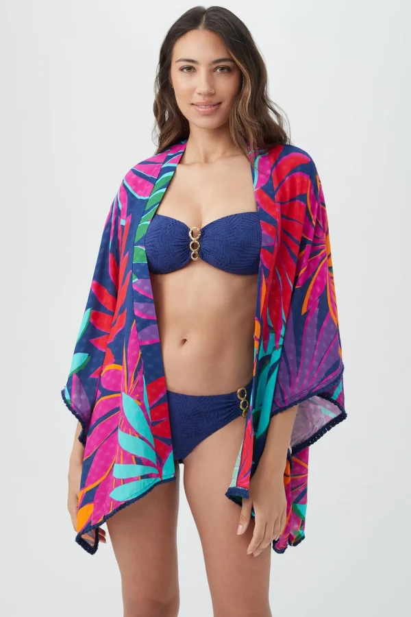 Women Trina Turk Wailea Fringe Kimono