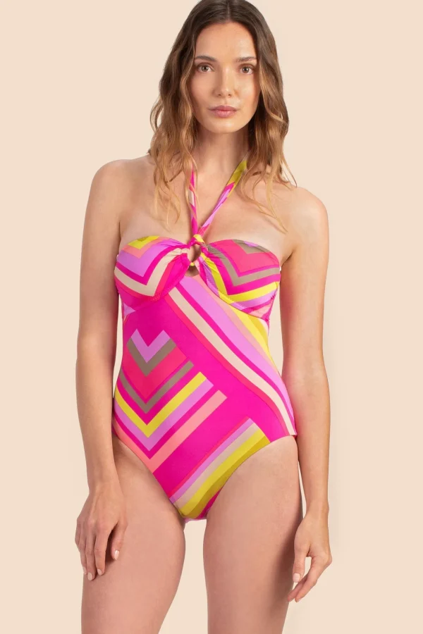 Women Trina Turk Waltz Bandeau One Piece