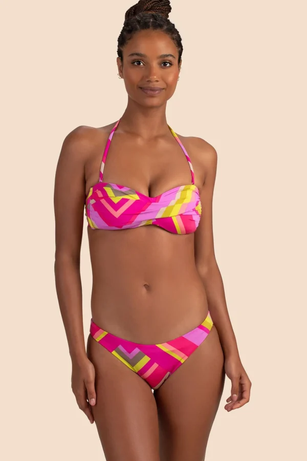 Women Trina Turk Waltz Twist Bandeau Top
