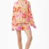 Women Trina Turk Warm Sand Botanical Shorty Pj