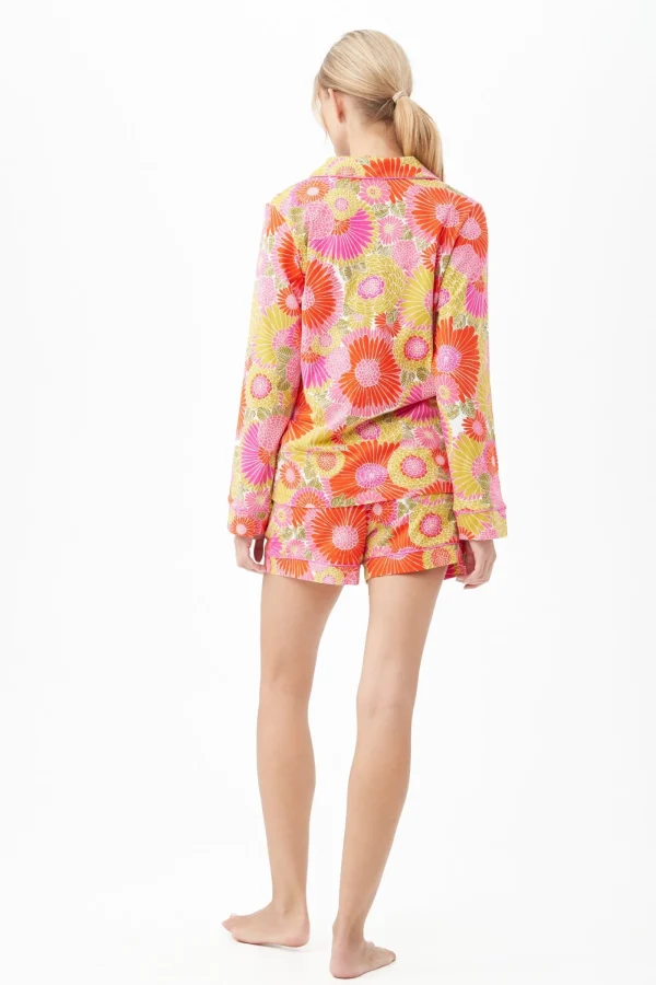 Women Trina Turk Warm Sand Botanical Shorty Pj