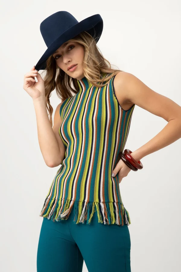 Women Trina Turk Waverly Fringe Tank