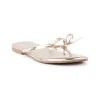 Trina Turk Wish List Metallic Bow Sandal