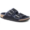 Trina Turk Women'S Arizona Shearling Suede Sandal