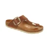 Trina Turk Women'S Gizeh Big Buckle Smooth Leather Sandal